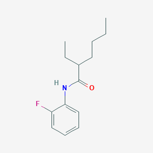 molecular formula C14H20FNO B411048 2-ethyl-N-(2-fluorophenyl)hexanamide 