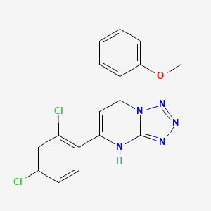 5-(2,4-dichlorophenyl)-7-(2-methoxyphenyl)-4,7-dihydrotetrazolo[1,5-a]pyrimidine