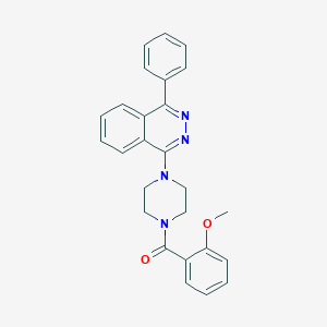 1-[4-(2-methoxybenzoyl)-1-piperazinyl]-4-phenylphthalazine