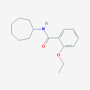 molecular formula C16H23NO2 B411058 N-cycloheptyl-2-ethoxybenzamide 