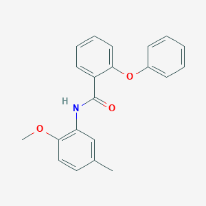 molecular formula C21H19NO3 B411060 N-(2-methoxy-5-methylphenyl)-2-phenoxybenzamide 