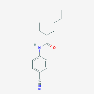 molecular formula C15H20N2O B411061 N-(4-cyanophenyl)-2-ethylhexanamide 
