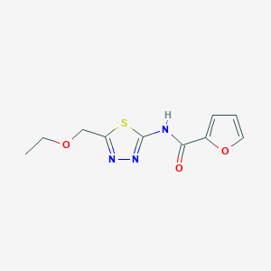 N-[5-(ethoxymethyl)-1,3,4-thiadiazol-2-yl]-2-furamide