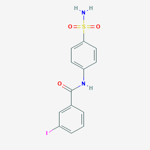 3-iodo-N-(4-sulfamoylphenyl)benzamide