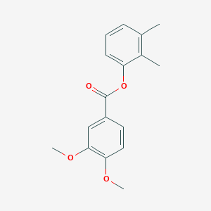 molecular formula C17H18O4 B411071 2,3-Dimethylphenyl 3,4-dimethoxybenzoate 