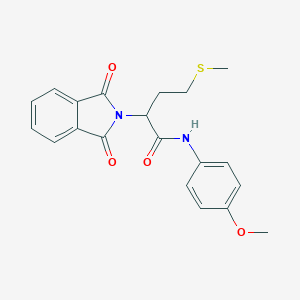 molecular formula C20H20N2O4S B411072 2-(1,3-dioxo-1,3-dihydro-2H-isoindol-2-yl)-N-(4-methoxyphenyl)-4-(methylsulfanyl)butanamide CAS No. 333443-66-6