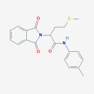 molecular formula C20H20N2O3S B411078 2-(1,3-Dioxo-1,3-dihydro-isoindol-2-yl)-4-methylsulfanyl-N-p-tolyl-butyramide 