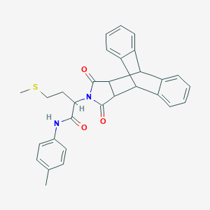2-(12,14-dioxo-11,12,14,15-tetrahydro-9H-9,10-[3,4]epipyrroloanthracen-13(10H)-yl)-4-(methylthio)-N-(p-tolyl)butanamide