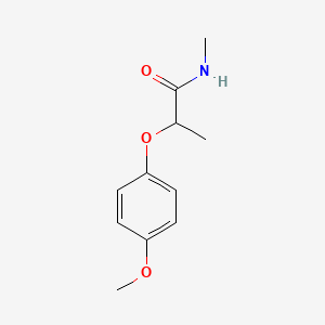 molecular formula C11H15NO3 B4110845 2-(4-methoxyphenoxy)-N-methylpropanamide 