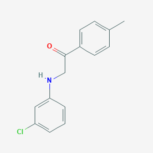 2-(3-Chloroanilino)-1-(4-methylphenyl)ethanone