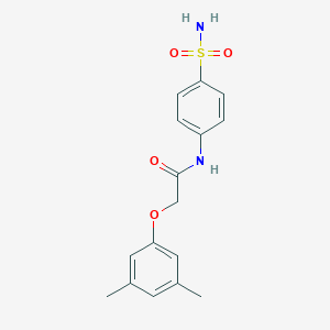 molecular formula C16H18N2O4S B411087 2-(3,5-dimethylphenoxy)-N-(4-sulfamoylphenyl)acetamide CAS No. 651017-55-9