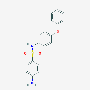 molecular formula C18H16N2O3S B411090 4-amino-N-(4-phénoxyphényl)benzènesulfonamide CAS No. 315672-33-4