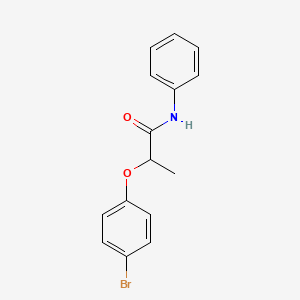 molecular formula C15H14BrNO2 B4111007 2-(4-bromophenoxy)-N-phenylpropanamide 