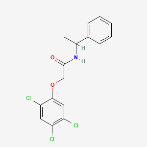 molecular formula C16H14Cl3NO2 B4111011 N-(1-phenylethyl)-2-(2,4,5-trichlorophenoxy)acetamide 