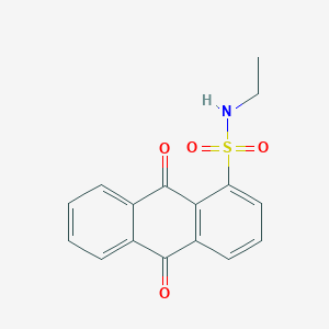 N-ethyl-9,10-dioxo-9,10-dihydro-1-anthracenesulfonamide