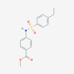 Methyl 4-{[(4-ethylphenyl)sulfonyl]amino}benzoate