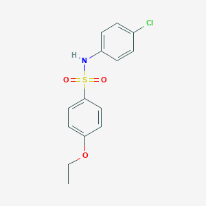 molecular formula C14H14ClNO3S B411121 N-(4-chlorophenyl)-4-ethoxybenzenesulfonamide 