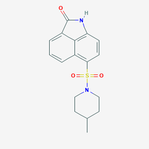 6-[(4-methyl-1-piperidinyl)sulfonyl]benzo[cd]indol-2(1H)-one