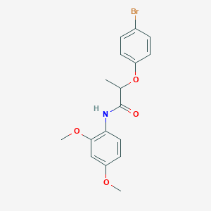 molecular formula C17H18BrNO4 B4111289 2-(4-bromophenoxy)-N-(2,4-dimethoxyphenyl)propanamide 