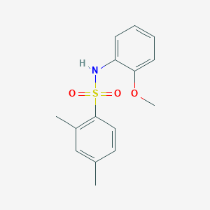 molecular formula C15H17NO3S B411131 N-(2-methoxyphenyl)-2,4-dimethylbenzenesulfonamide CAS No. 333310-97-7