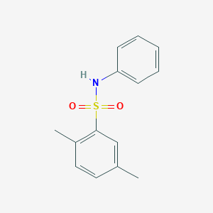 molecular formula C14H15NO2S B411135 2,5-dimethyl-N-phenylbenzenesulfonamide CAS No. 26004-47-7