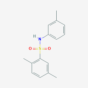 molecular formula C15H17NO2S B411137 2,5-dimethyl-N-(3-methylphenyl)benzenesulfonamide CAS No. 333444-31-8