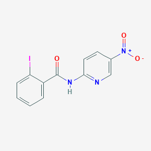molecular formula C12H8IN3O3 B4111423 2-iodo-N-(5-nitro-2-pyridinyl)benzamide 
