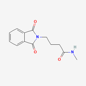 molecular formula C13H14N2O3 B4111441 4-(1,3-dioxo-1,3-dihydro-2H-isoindol-2-yl)-N-methylbutanamide CAS No. 74169-76-9