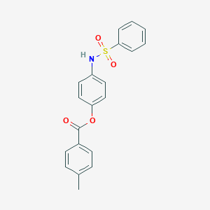 4-[(Phenylsulfonyl)amino]phenyl 4-methylbenzoate