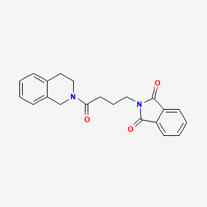 molecular formula C21H20N2O3 B4111556 2-[4-(3,4-dihydro-2(1H)-isoquinolinyl)-4-oxobutyl]-1H-isoindole-1,3(2H)-dione 