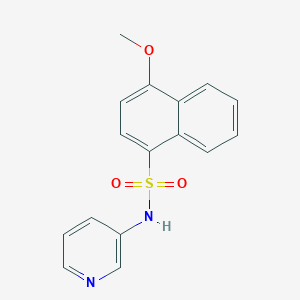 4-methoxy-N-(3-pyridinyl)-1-naphthalenesulfonamide