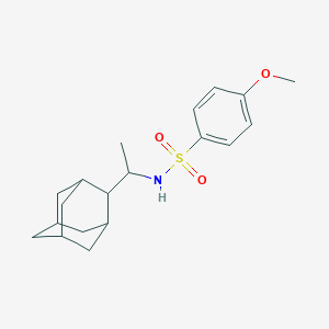 N-[1-(2-adamantyl)ethyl]-4-methoxybenzenesulfonamide
