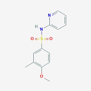 molecular formula C13H14N2O3S B411178 4-methoxy-3-methyl-N-pyridin-2-ylbenzenesulfonamide CAS No. 457961-44-3