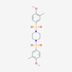 1,4-Bis[(4-methoxy-3-methylphenyl)sulfonyl]piperazine