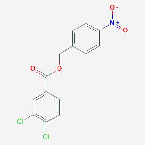 molecular formula C14H9Cl2NO4 B4111805 4-nitrobenzyl 3,4-dichlorobenzoate 