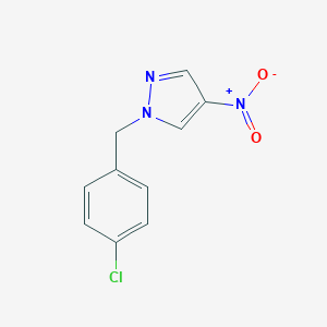 molecular formula C10H8ClN3O2 B411188 1-(4-chlorobenzyl)-4-nitro-1H-pyrazole CAS No. 333311-65-2