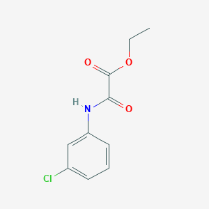 molecular formula C10H10ClNO3 B411196 Ethyl 2-(3-chloroanilino)-2-oxoacetate CAS No. 17710-00-8