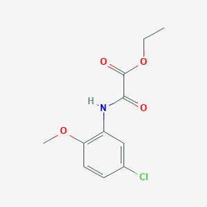 Ethyl (5-chloro-2-methoxyanilino)(oxo)acetate