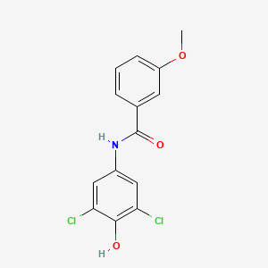 molecular formula C14H11Cl2NO3 B4112012 N-(3,5-dichloro-4-hydroxyphenyl)-3-methoxybenzamide 
