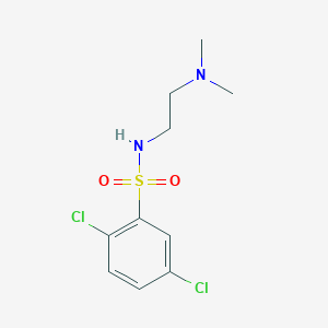 2,5-dichloro-N-[2-(dimethylamino)ethyl]benzenesulfonamide