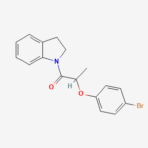 1-[2-(4-bromophenoxy)propanoyl]indoline