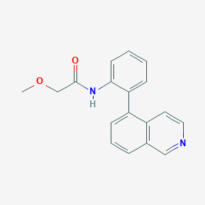 molecular formula C18H16N2O2 B4112387 N-(2-isoquinolin-5-ylphenyl)-2-methoxyacetamide 