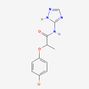 2-(4-bromophenoxy)-N-4H-1,2,4-triazol-3-ylpropanamide