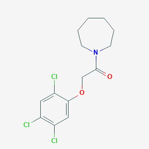 molecular formula C14H16Cl3NO2 B4112497 1-[(2,4,5-trichlorophenoxy)acetyl]azepane 