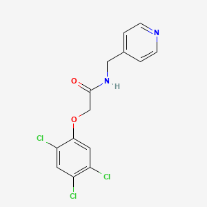 N-(4-pyridinylmethyl)-2-(2,4,5-trichlorophenoxy)acetamide