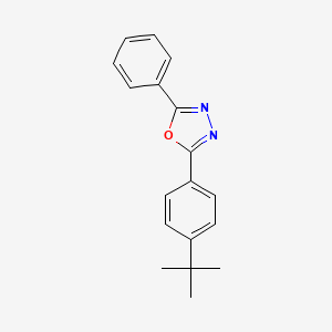 molecular formula C18H18N2O B4112602 2-(4-tert-butylphenyl)-5-phenyl-1,3,4-oxadiazole CAS No. 17064-48-1