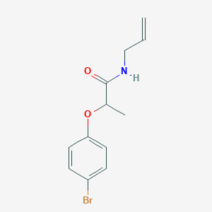 molecular formula C12H14BrNO2 B4112634 N-allyl-2-(4-bromophenoxy)propanamide 