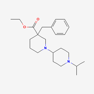 molecular formula C23H36N2O2 B4112664 ethyl 3-benzyl-1'-isopropyl-1,4'-bipiperidine-3-carboxylate 