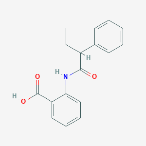 molecular formula C17H17NO3 B4112811 2-[(2-phenylbutanoyl)amino]benzoic acid 