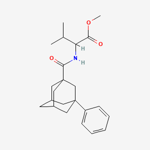 methyl N-[(3-phenyl-1-adamantyl)carbonyl]valinate